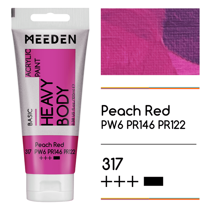 Peach Red + Titanium White (1 Tube Each)