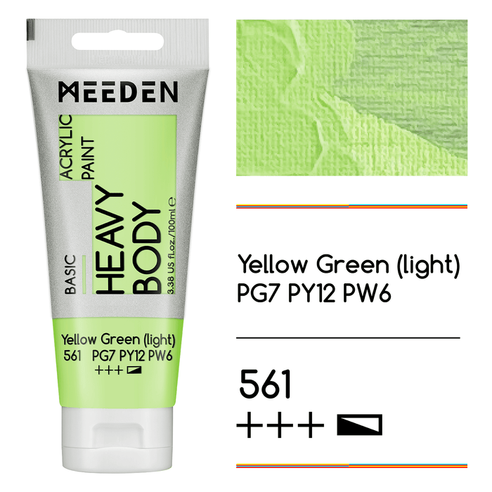 Yellow Green Light + Titanium White (1 Tube Each)