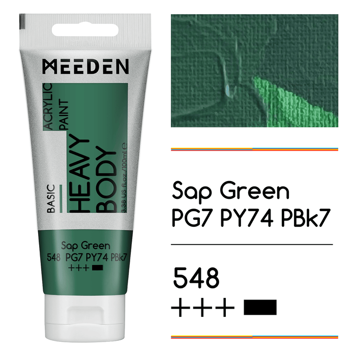 Sap Green + Titanium White (1 Tube Each)