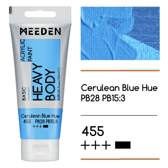 Cerulean Blue Hue + Titanium White (1 Tube Each)