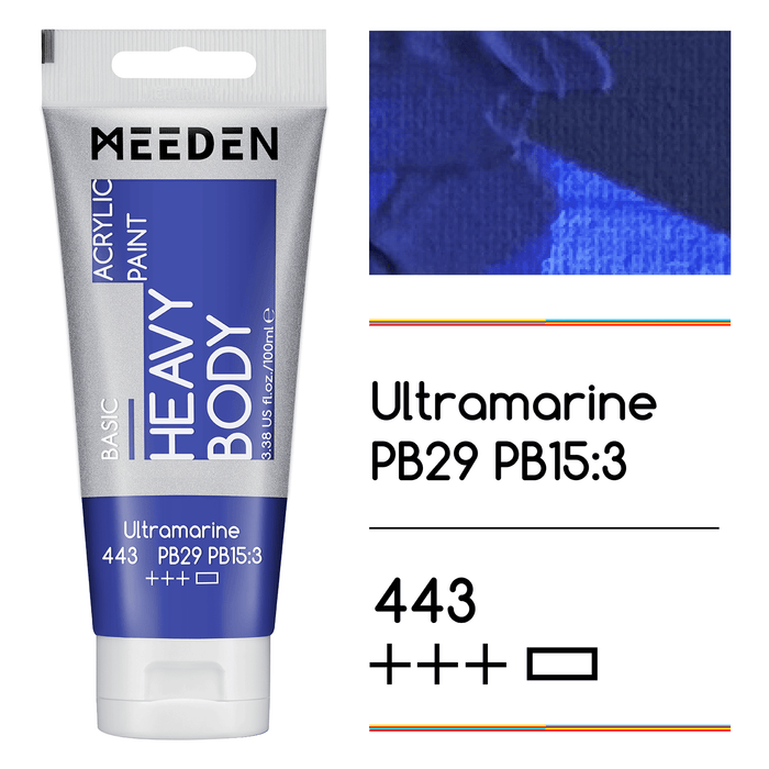 Ultramarine + Titanium White (1 Tube Each)