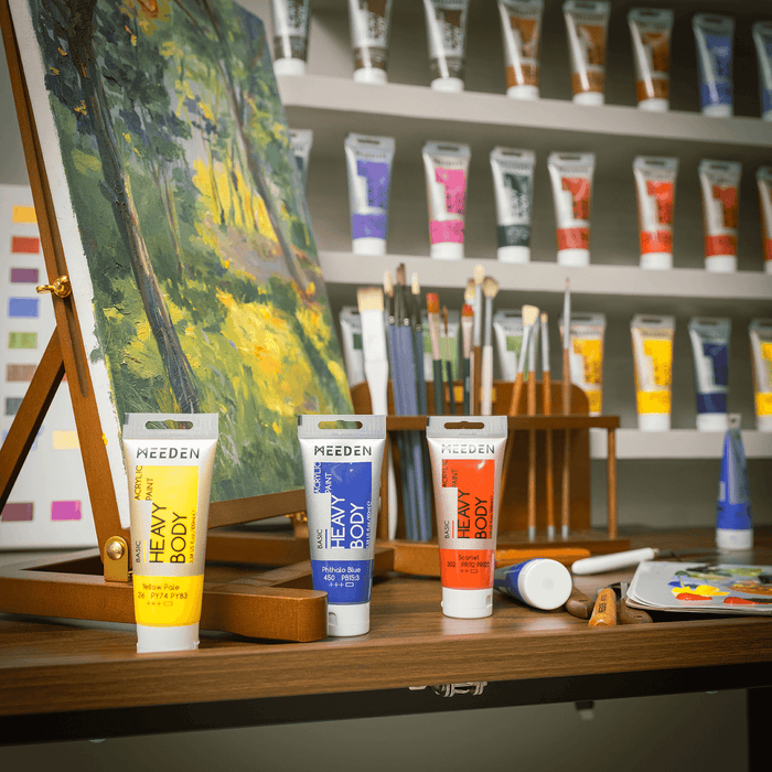 MEEDEN Acrylic Paint Tube, 40 Set Tube, 100ml / 3.38oz