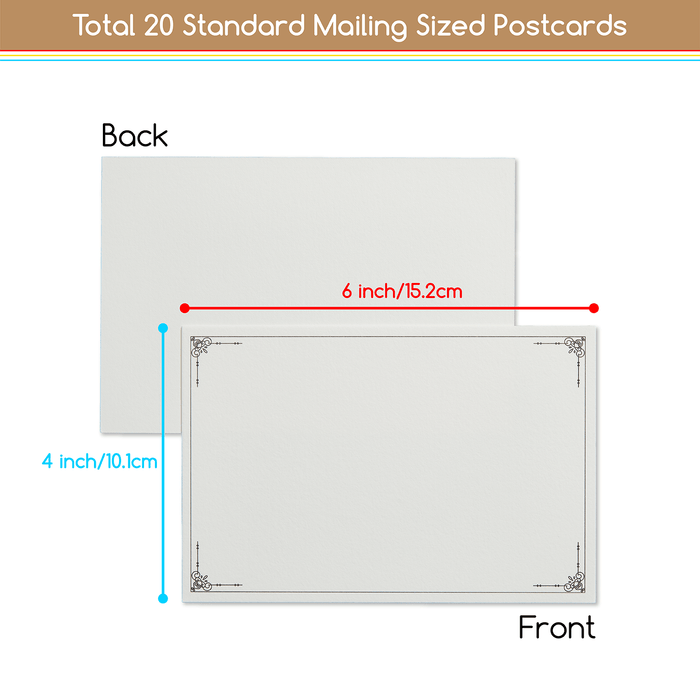 MEEDEN Blank Watercolor Paper Postcards