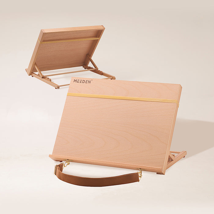 MEEDEN Portable & Adjustable Wood Sketching Board-HJ-A3 - Natural
