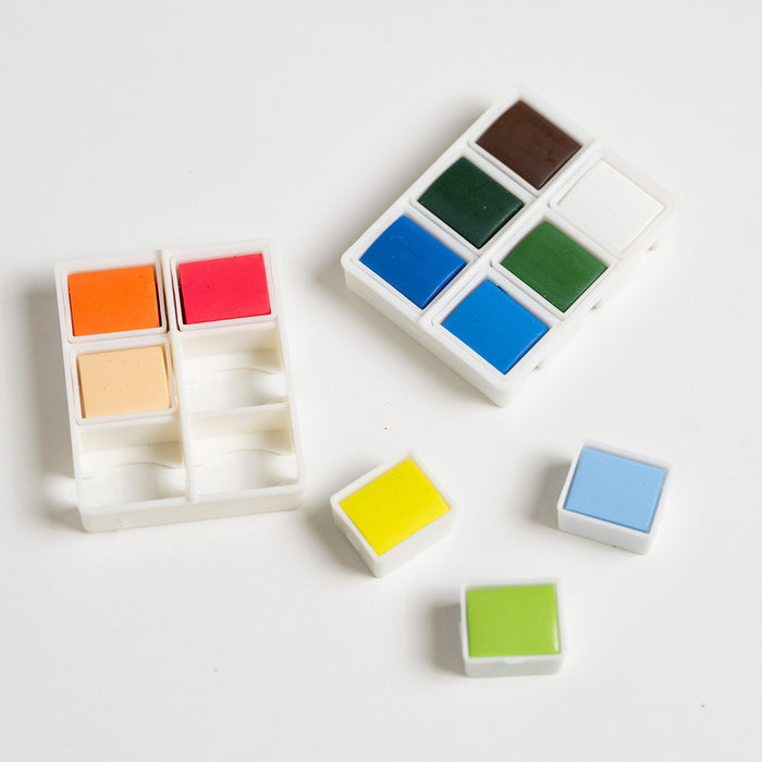 MEEDEN Solid Watercolor and Professional Brushes Set