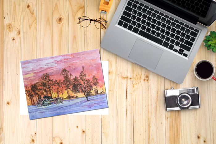 Midwest Farmland Collection | Set of 14 Blank 4x6 Notecards by Illinois Artist Susan Carson
