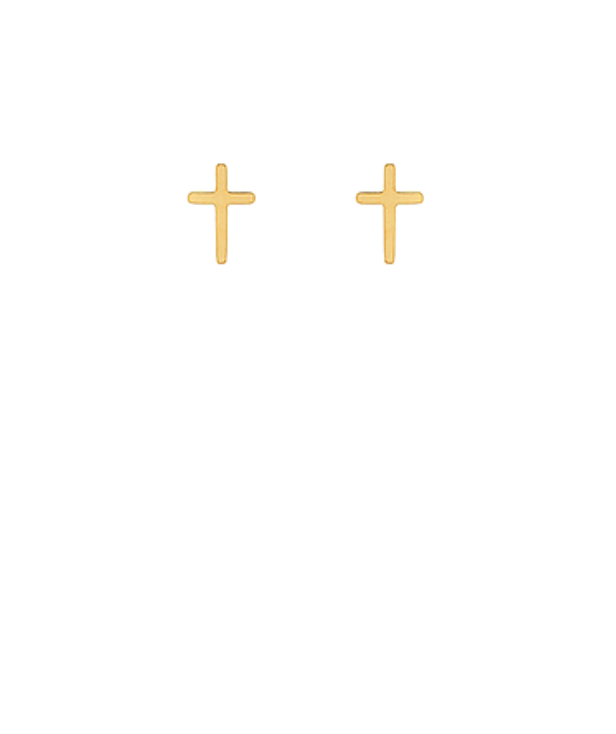 Mini Cross Stud Earrings