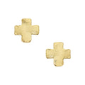 Mini Square Cross Studs