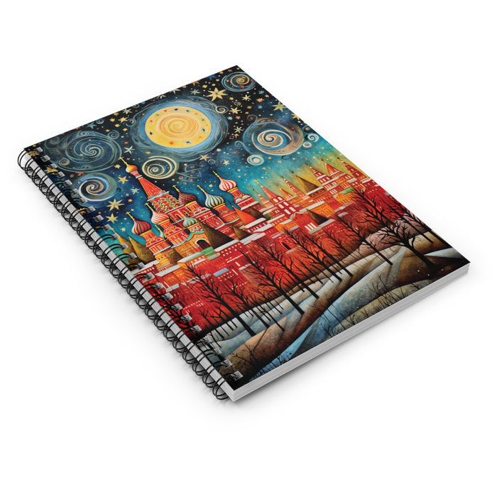 Moscow St. Basil's Cathedral Spiral Notebook – 6" x 8" Ruled Travel Journal