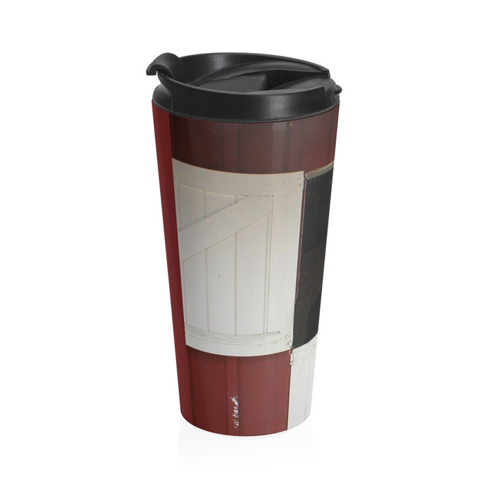 Mule in Barn Stainless Steel Travel Mugs 15 oz