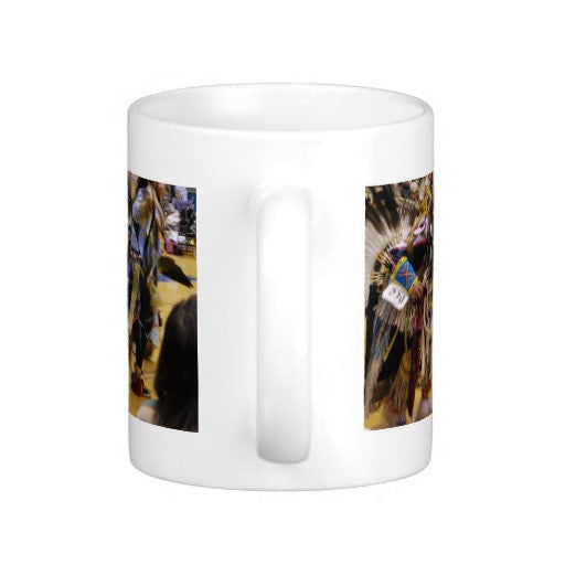 Native American Pow Wow Coffee Mugs 11 oz, 15 oz, Ceramic