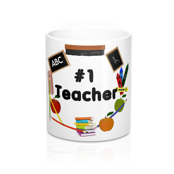 No. 1 Teacher Coffee Mugs 11oz Gift