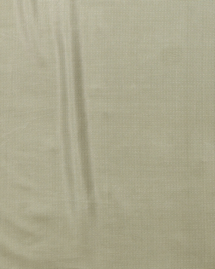 Indiehaat | Kashmiri Silk Printed Saree Olive Green & Pal