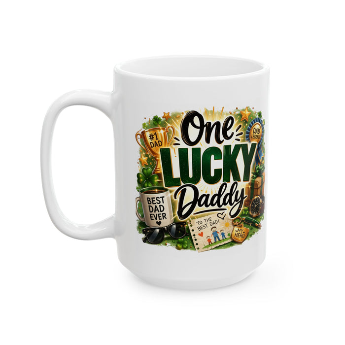 One Lucky Daddy Mug Best Dad Ever Gift Father’s Day Coffee Cup Legend Present