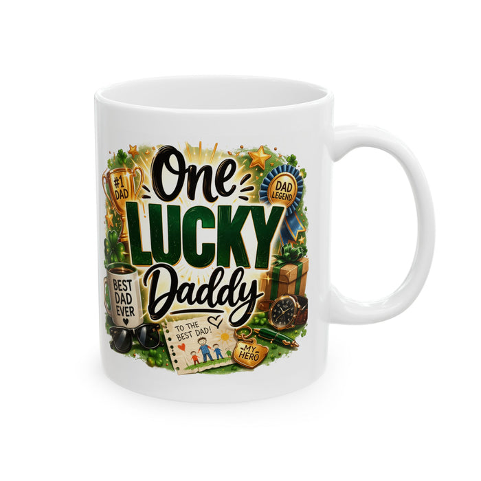One Lucky Daddy Mug Best Dad Ever Gift Father’s Day Coffee Cup Legend Present