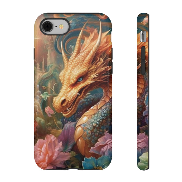 Orange Mystical Dragon Phone Case | Tough Case for iPhone Samsung Google