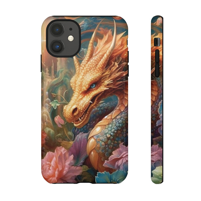 Orange Mystical Dragon Phone Case | Tough Case for iPhone Samsung Google
