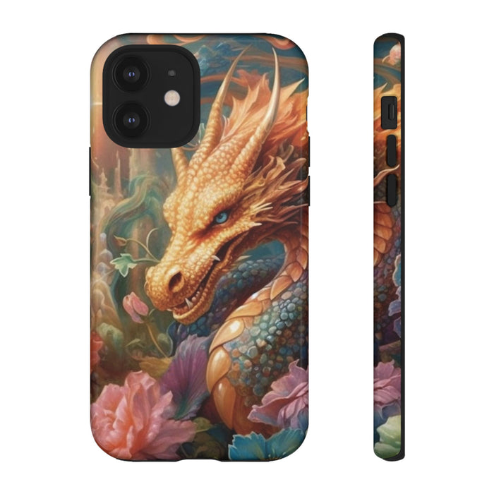 Orange Mystical Dragon Phone Case | Tough Case for iPhone Samsung Google