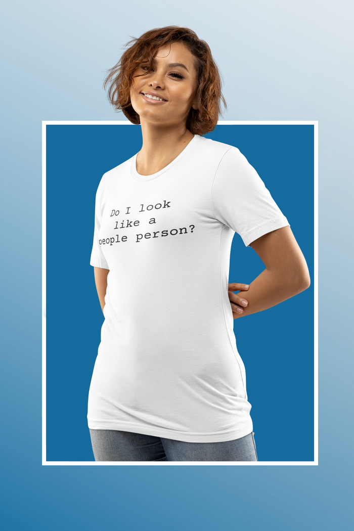 People Person Women's Sarcastic T-shirt,  Funny Sarcastic T shirts,  Sarcastic Shirts,