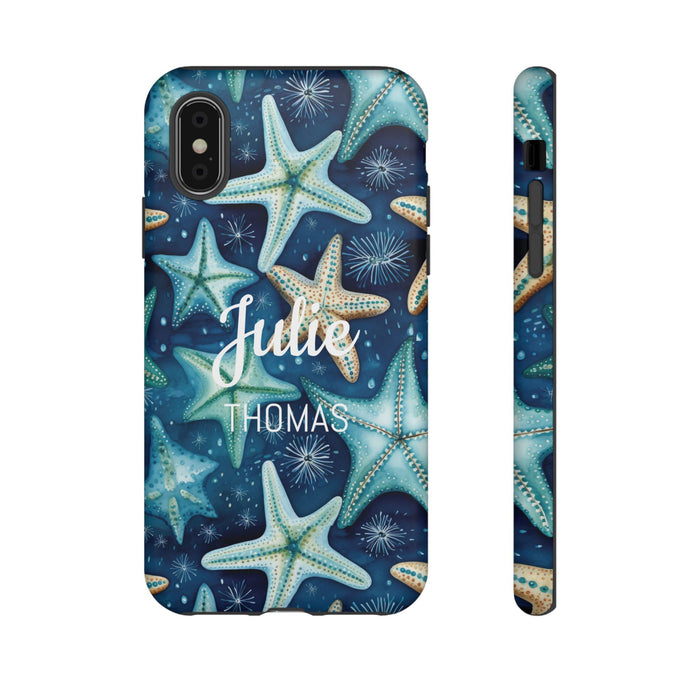 Personalized Starfish Phone Case Beach Ocean Cover iPhone Samsung Google