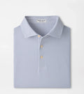 Phoenix Performance Jersey Polo - Sean Self Collar White/Bali Blue