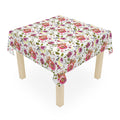 Pink Roses Flower Pattern Tablecloth  Décor