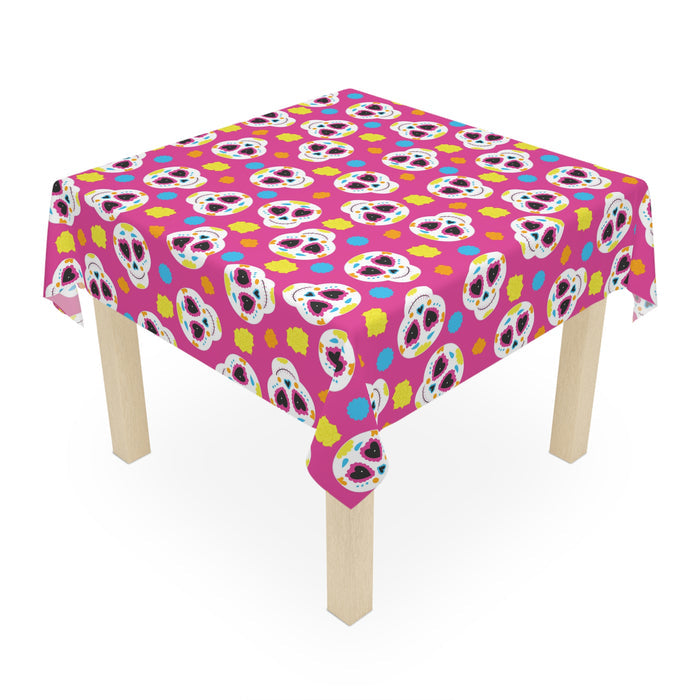 Pink Sugarskull Tablecloth Décor Day of the Dead