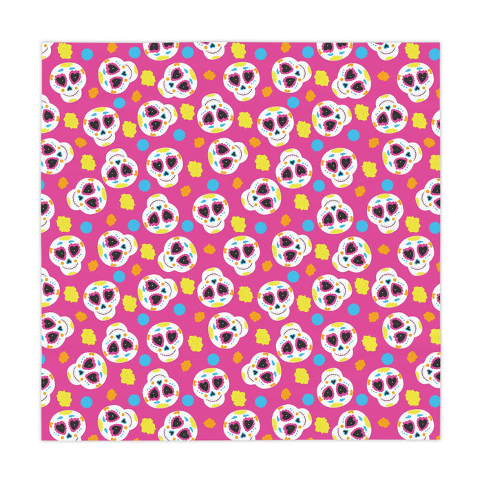 Pink Sugarskull Tablecloth Décor Day of the Dead