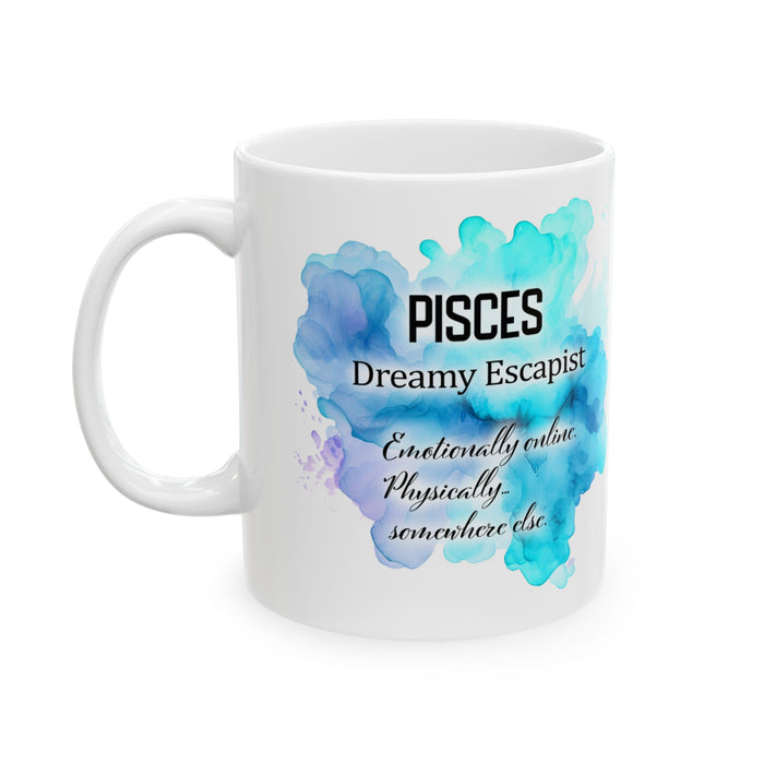 Pisces Zodiac Mug – Funny Astrology Coffee Cup, Pisces Gift, Horoscope Birthday