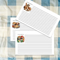 Print at Home Recipe Cards, Set of 24 Food Groups, Recipe Card Set, Blank Recipe Card, Digital Printable Recipe Cards, 3x5 4x6 Recipe Cards