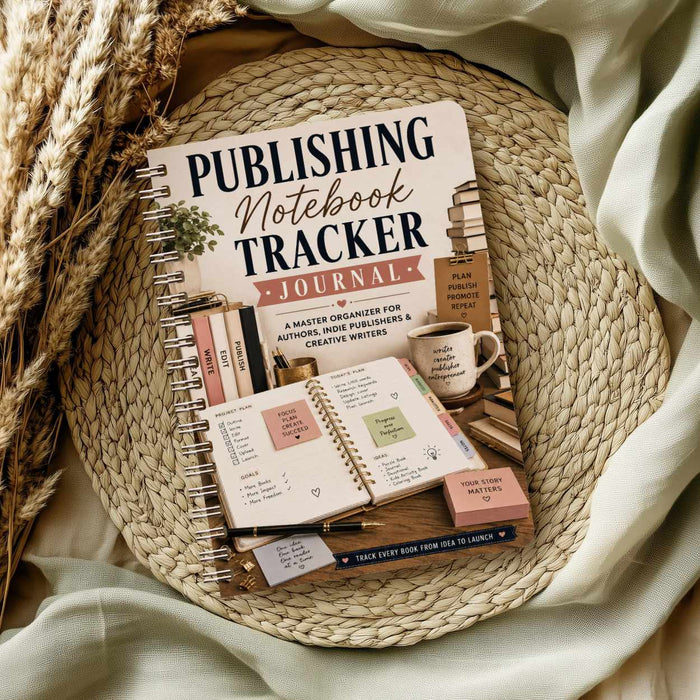 Publishing Notebook Tracker Journal | Master Organizer for Authors, Indie Publishers & Creative Writers