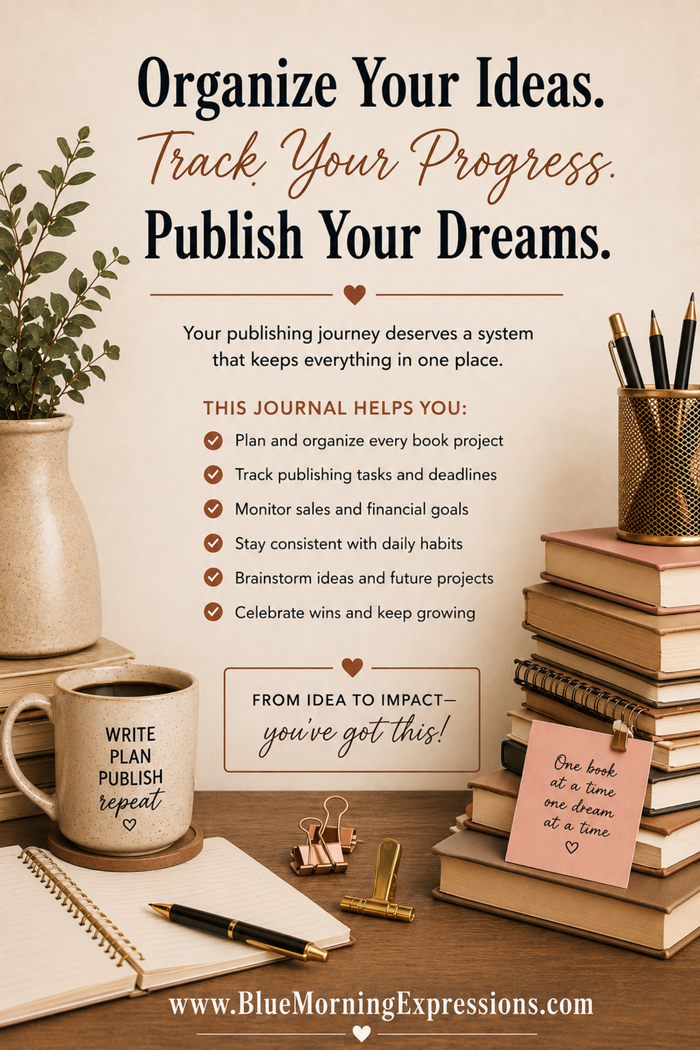 Publishing Notebook Tracker Journal | Master Organizer for Authors, Indie Publishers & Creative Writers