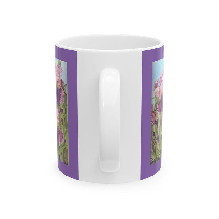 Purple Iris Coffee Mug