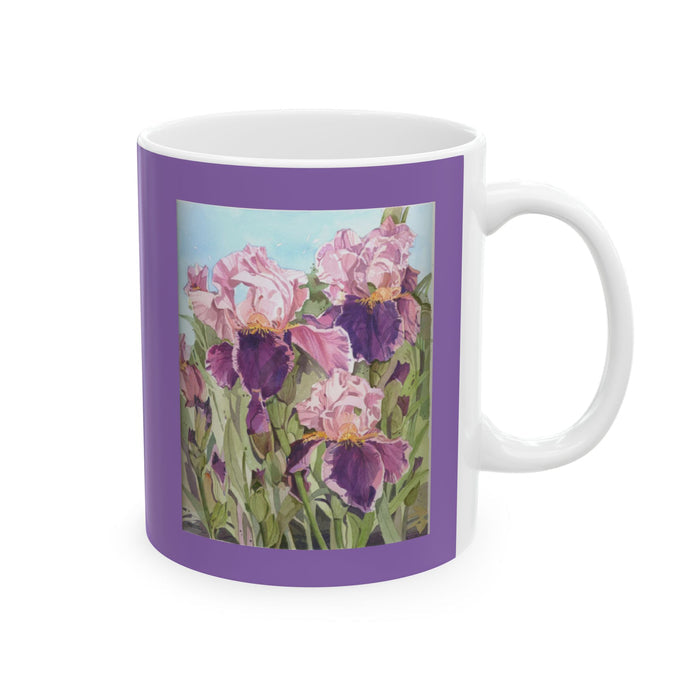 Purple Iris Coffee Mug