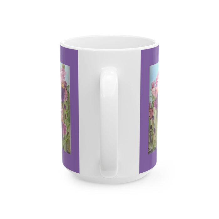 Purple Iris Coffee Mug