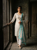 Indiehaat | Kota Doria Gota Patti Suit White