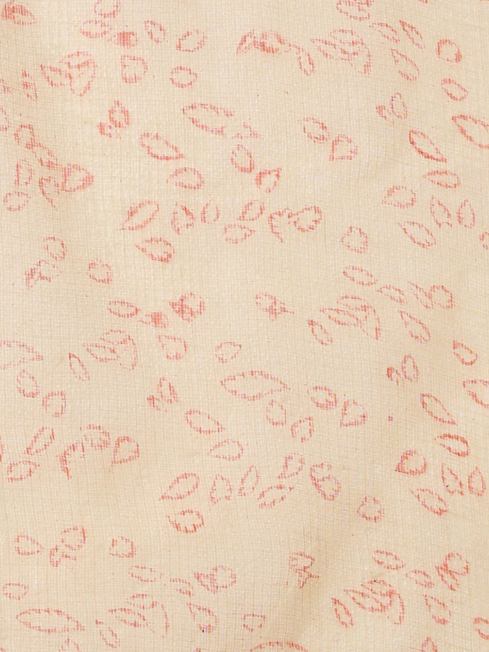 Indiehaat | Kota Doria Hand Block Print Multicolor Saree