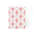 handmade Christmas cards with red bows