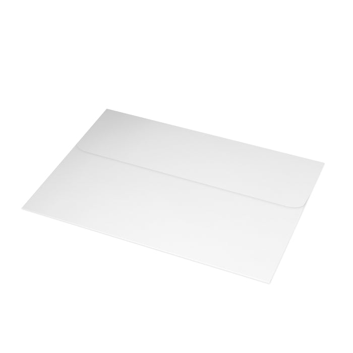 Handmade Christmas card envelope