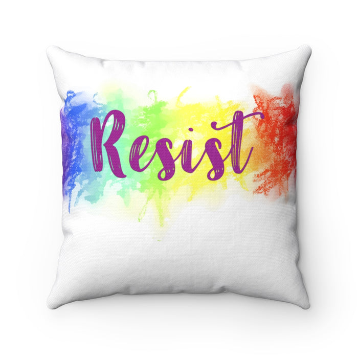Resist Insist Persist Decorative Throw Pillows, Political Statement Home Decor