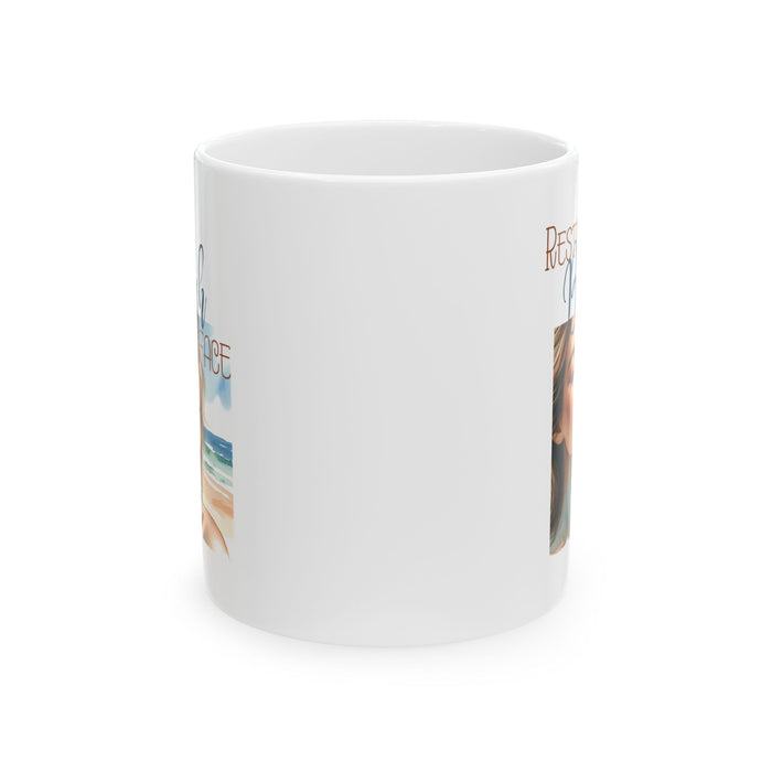 Resting Beach Face Coffee Mug