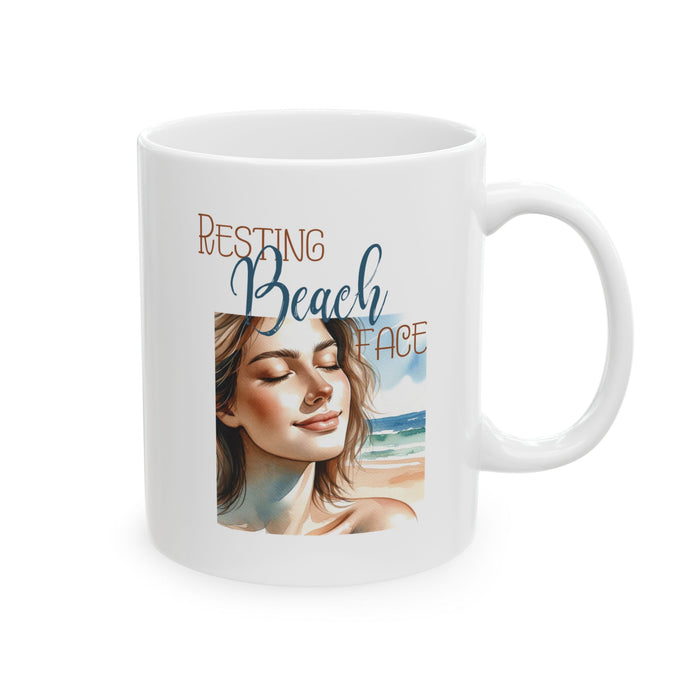 Resting Beach Face Coffee Mug