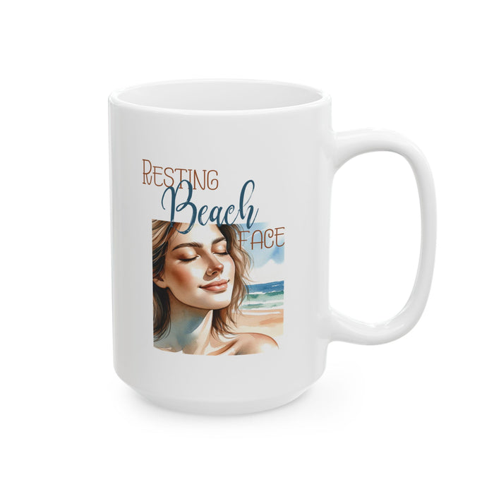 Resting Beach Face Coffee Mug