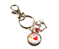RN Nurse Key Chain with Lanyard Clasp, Keyrings for Women