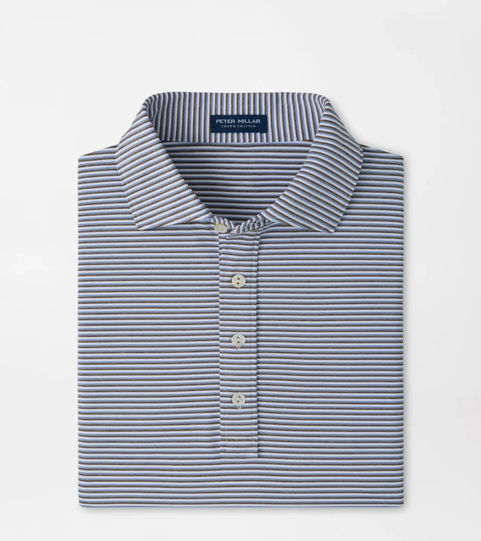 Rondo Performance Jersey Polo - Kelly Hard Collar White/Light Mocha