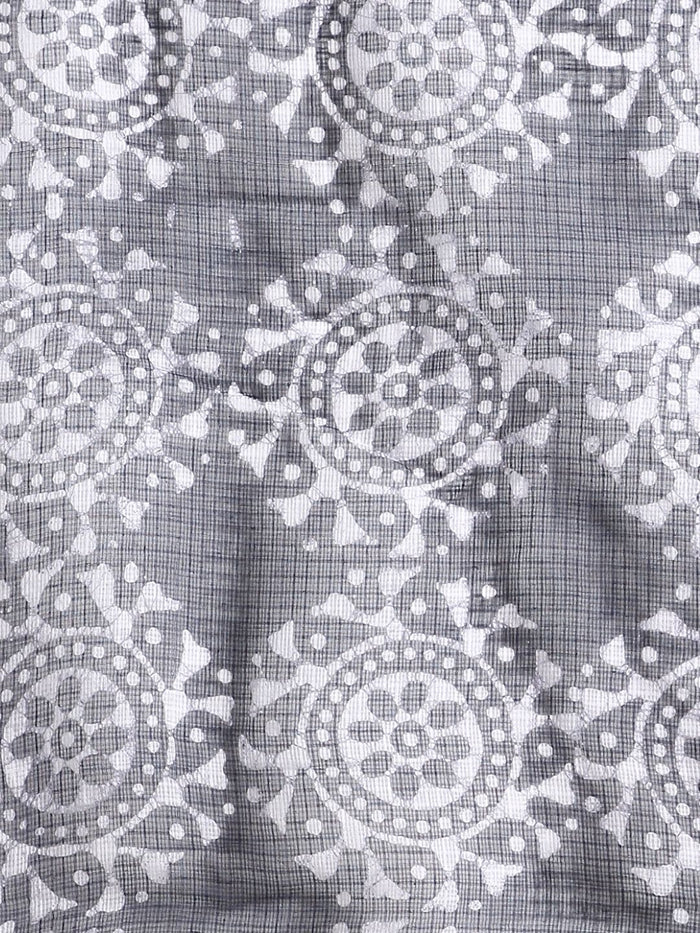 Indiehaat | Kota Doria Hand Wax Batik Suit Blue