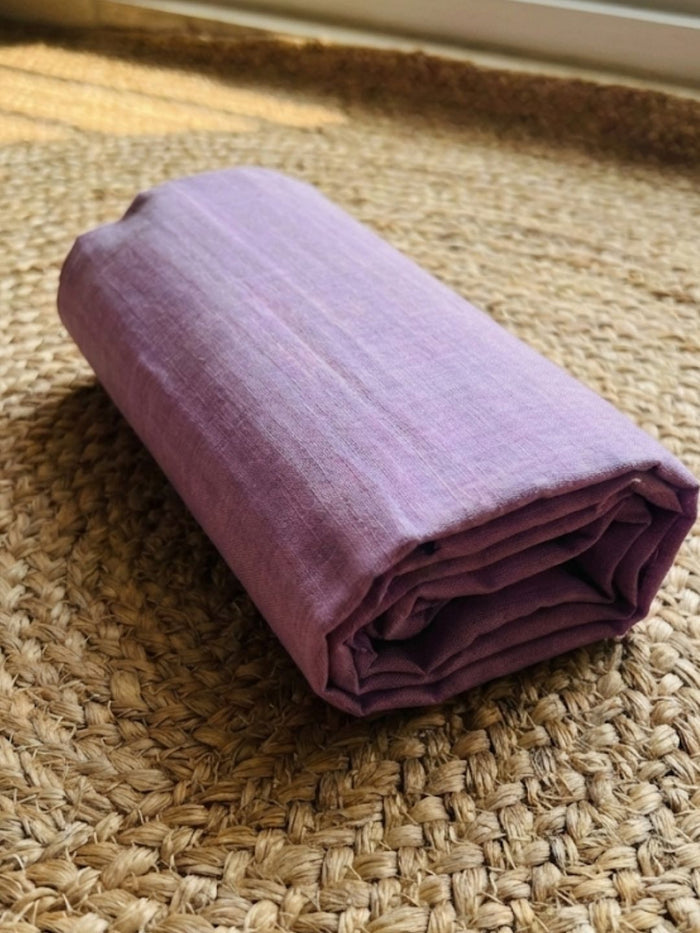 Indiehaat | Jamdani Cotton Suit Material Purple