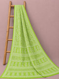 Indiehaat | Red Georgette Chikankari Saree | Party Wear