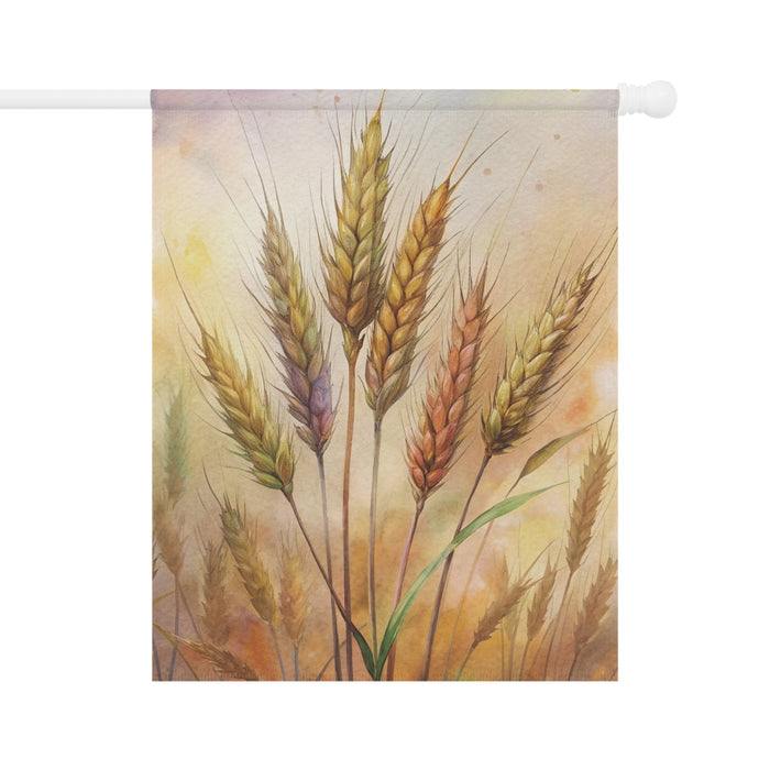 Rustic Wheat Field Garden Flag & Porch Banner Farmhouse Yard Decor Art