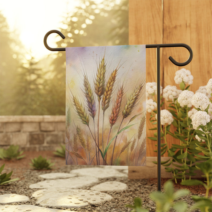 Rustic Wheat Field Garden Flag & Porch Banner Farmhouse Yard Decor Art